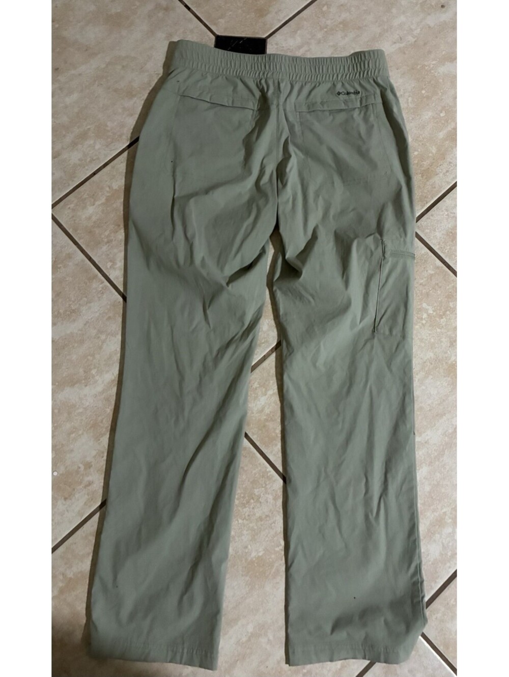 Columbia Women’s Size 10 Regular Sage Green Stretch Hiking Outdoor Cargo Pants - Picture 5 of 7